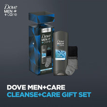 Load image into Gallery viewer, Dove Men+Care Cleanse+Care Wash &amp; Socks Gift Set 1 piece, Choose pack 1,2,3 or 4