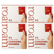 Load image into Gallery viewer, Roam Original Latex Condom - Safer Sex &amp; Contraception Regular Fit, 12 Pack