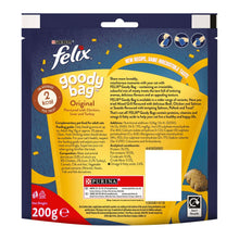 Load image into Gallery viewer, Felix Goody Bag Original Chicken, Liver and Turkey Cat Treats, 200g