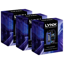 Load image into Gallery viewer, LYNX Fine Fragrance Blue Lavender Gift Set 2 piece, Choose Your Pack Size 1,2,3 or 4