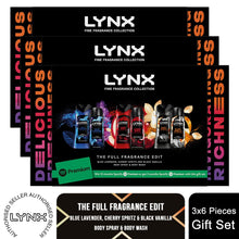 Load image into Gallery viewer, Lynx Fine Fragrance Gift Set, Premium Body Wash and Spray with Spotify Bonus