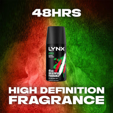 Load image into Gallery viewer, Lynx Body Spray Africa 48H High Definition Fragrance Deodorant for Men 35ml, 3pk