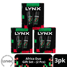 Load image into Gallery viewer, LYNX Africa Duo Gift Set 2 piece, Choose your pack 1,2,3 or 4
