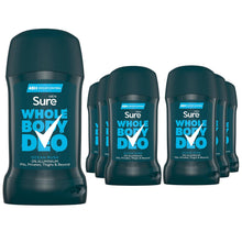 Load image into Gallery viewer, Sure Men Deodorant Stick Ocean Rush with 48Hrs of Odour Control 50ml, 6 Pack