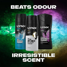 Load image into Gallery viewer, Lynx Gold, Excite &amp; Ice Chill Bath &amp; Body 3Pcs Gift Set for Him w/ Body Scrubber