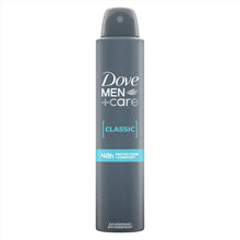 Load image into Gallery viewer, Dove Men+Care Classic Antiperspirant Deo Spray for 48H Protection 200ml, 24 Pack