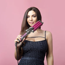 Load image into Gallery viewer, Envie 3 Barrel Hair Waver Curling Tongs with Multiple Heat Settings up to 200°C