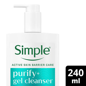 Simple Face Wash Cleanser Purify, Repair, Hydrate, Age Resist, Smooth+ Gel,240ml