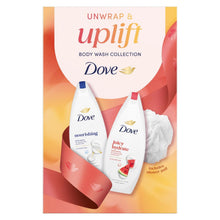 Load image into Gallery viewer, DOVE Unwrap &amp; Uplift Body Wash Gift Set 2 piece, Choose your pack 1,2,3 or 4