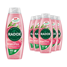Load image into Gallery viewer, 6x Radox Shower Gel Feel Uplifted With Grapefruit &amp; Ginger Scent - 675 ml
