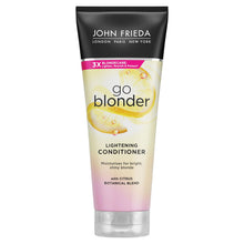 Load image into Gallery viewer, John Frieda Go Blonder Haircare Range of Shampoo, Conditioner &amp; Lightening Spray