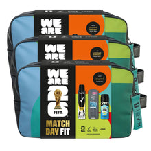 Load image into Gallery viewer, Match Day Fit FIFA Gift Set for Him with Body Wash, Spray &amp; Wash Bag