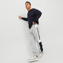 Load image into Gallery viewer, Jack &amp; Jones Jwhwill Logo Joggers Men's Sweatpants Light Grey Cuffed Bottoms XXL