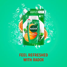 Load image into Gallery viewer, Radox Mineral Therapy Shower Gel Refill Pouch Feel Refreshed 500ml, 10 Pack
