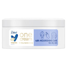 Load image into Gallery viewer, Dove 48H Nourishing Care One Cream for Face, Hands &amp; Body for Dry Skin 250ml,6pk