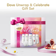 Load image into Gallery viewer, DOVE Celebrate Body Wash Gift Set 5 piece, Choose your pack 1,2,3 or 4