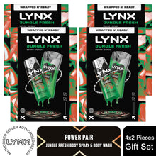 Load image into Gallery viewer, Lynx Jungle Fresh Gift Set Bodywash &amp; Body Spray Duo Energising Grooming Kit