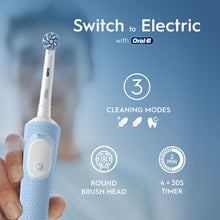 Load image into Gallery viewer, Oral-B Vitality Pro Rechargeable Electric Toothbrush with 2 Brush Heads, Blue