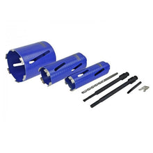 Load image into Gallery viewer, Diamond Core Drill Kit &amp; Case Set of 7