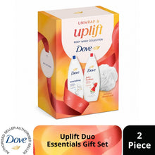Load image into Gallery viewer, DOVE Unwrap &amp; Uplift Body Wash Gift Set 2 piece, Choose your pack 1,2,3 or 4
