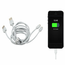 Load image into Gallery viewer, FX iPhone USB Data Cable - 1m - White- Twin Pack