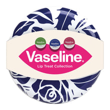 Load image into Gallery viewer, Vaseline Lip Treat Collection Gift Set Tin with Rosy Aloe Original Balm Trio