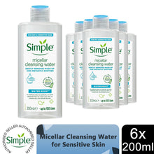 Load image into Gallery viewer, Simple Micellar Cleansing Water Hydrating Makeup Remover, 200ml or 400ml