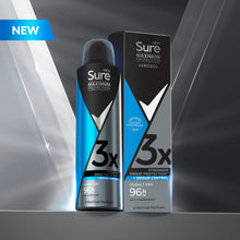 Load image into Gallery viewer, Sure Men Anti-Perspirant Deodorant Cobalt Dry 96H Maximum Protection 150ml, 6 Pk