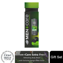 Load image into Gallery viewer, Dove Men+Care Extra Fresh Body Wash Gift Set for Men with Exclusive Socks