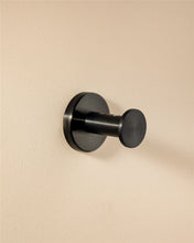 Load image into Gallery viewer, Cosmic Architect Sp Wall Hook | Circular Design | Brushed Black | Towel Hanger