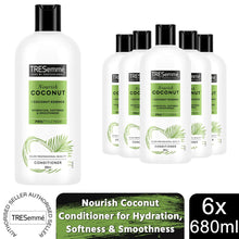 Load image into Gallery viewer, Tresemme Conditioner Nourish Coconut for Hydration, Softness&amp;Smoothness, 6x680ml