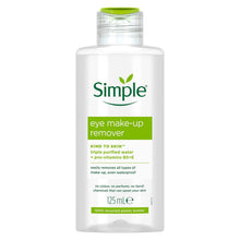 Load image into Gallery viewer, Simple Kind to Skin Eye Make-up Remover for Sensitive Skin 125ml, 3,6 or 12 Pack