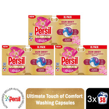 Load image into Gallery viewer, Persil XL Ultimate Washing Capsules Touch of Comfort Stain Removal 38W, 3 Pack