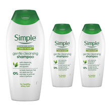Load image into Gallery viewer, Simple Kind to Hair Gentle Care Shampoo or Conditioner 200ml/400ml - 3 Pack
