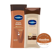 Load image into Gallery viewer, Vaseline Cocoa Gift Set Body Lotion 400ml, Gel Oil 200ml &amp; Lip Therapy 20g