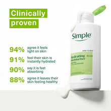 Load image into Gallery viewer, Simple Hydrating Light Moisturiser Bundle 50ml &amp; 125ml 3 Pack