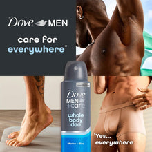 Load image into Gallery viewer, Dove Men+Care Whole Body 72H Odour Deodorant Spray Marine&amp;Blue Cypress 150ml,6pk