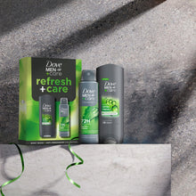 Load image into Gallery viewer, Dove Men+Care Refresh+Care Gift Set with Extra Fresh Bodywash &amp; Antiperspirant