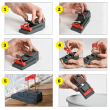 Load image into Gallery viewer, Deadfast Quick Kill Mouse Trap One-Click Setting Rodent Control Twin 2 Pack