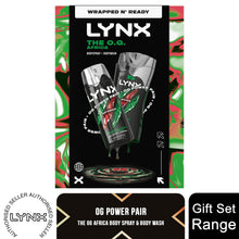 Load image into Gallery viewer, Lynx Africa Gift Set The O.G. Duo Body Spray &amp; Bodywash Classic Masculine Scent
