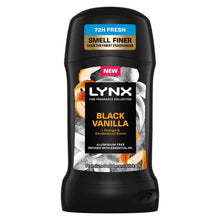 Load image into Gallery viewer, Lynx Deodorant Stick Black Vanilla with 72Hrs Freshness 50ml, 6 Pack