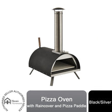 Load image into Gallery viewer, Haven Pizza Oven with Raincover and Pizza Paddle for Wood-Fire Pizza