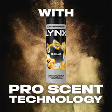 Load image into Gallery viewer, Lynx XL Gold Spray Anti-perspirant Deo AntiWhite Marks 72H Protection 200ml, 6Pk