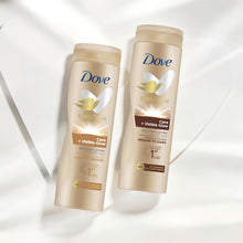Load image into Gallery viewer, 4pk of 400ml Dove Visible Glow Self-Tan Lotion, Fair to Medium or Medium to Dark
