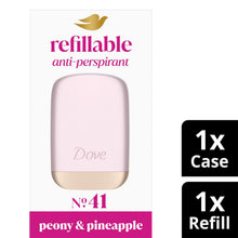 Load image into Gallery viewer, Dove Peony &amp; Pineapple Anti-Perspirant Starter Kit 1x Case or 35ml Refill, 6 Pk