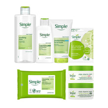 Load image into Gallery viewer, Simple Complete Skincare Bundle Sensitive Skin Multi-Product Set