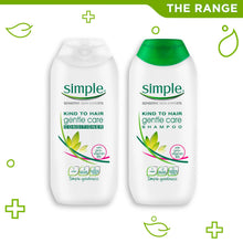 Load image into Gallery viewer, Simple Kind to Hair Gentle Care Shampoo or Conditioner 200ml/400ml - 3 Pack