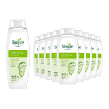 Load image into Gallery viewer, Simple Refreshing Shower Gel 450ml 12-Pack Multipack