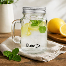 Load image into Gallery viewer, 4x 560ml Mason Jars Drinking Glasses Assorted Colours Lid Storage Jars