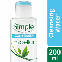 Load image into Gallery viewer, 6 x 200ml Simple Water Boost Cleansing Micellar Water